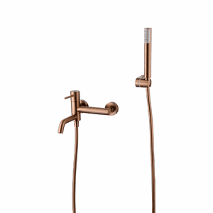 MITIGEUR MONOCOMMANDE BAIN DOUCHE OR ROSE BROSSE