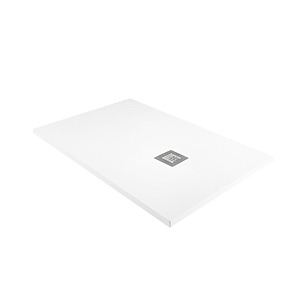 RECEVEUR SOLIDSTONE ALICANTE BLANC 80×80