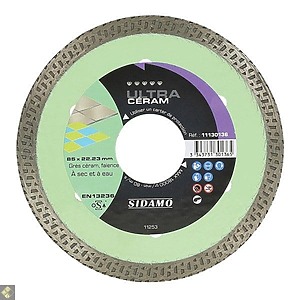 Sidamo – Disque diamant ULTRA CÉRAM D. 85×22,23xH7mm